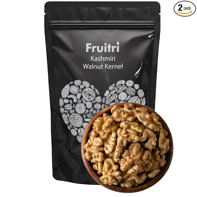1 Kg Broken walnuts  without shell | Akhrot Giri | No Shells, All Flavor | Perfect for Snacking & Baking | Walnut kernels dry fruit value pack